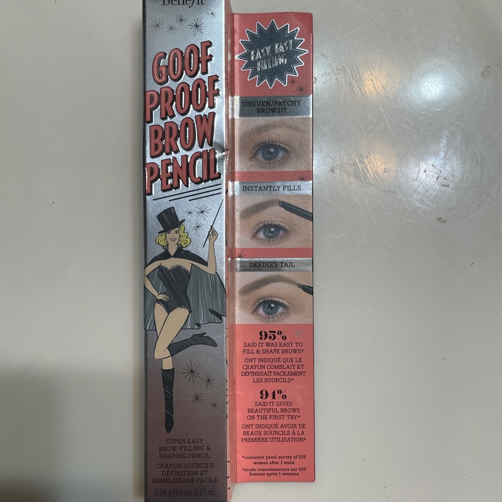 NEW Benefit Goof Proof Brow Pencil #2 Blonde